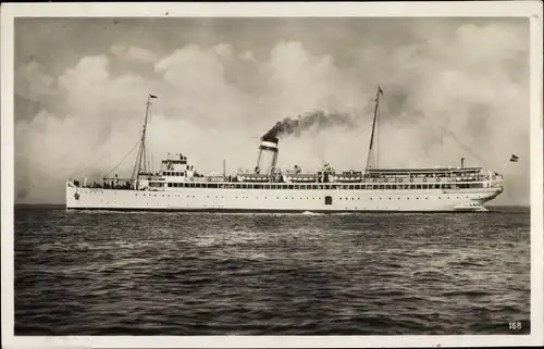 Ak Turbinenschnelldampfer Kaiser, HAPAG Seebäderdienst