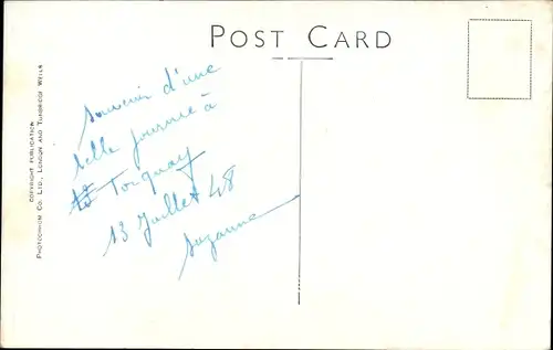 Künstler Ak Torquay Devon England, Rock Gardens