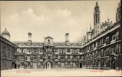Ak Cambridge East England, Clare College