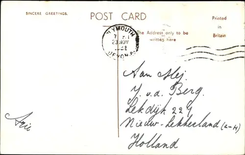 Ak Plymouth Devon England, Aquarium and Cattewater, Tinside Beach, The Hoe, Pool, Sound