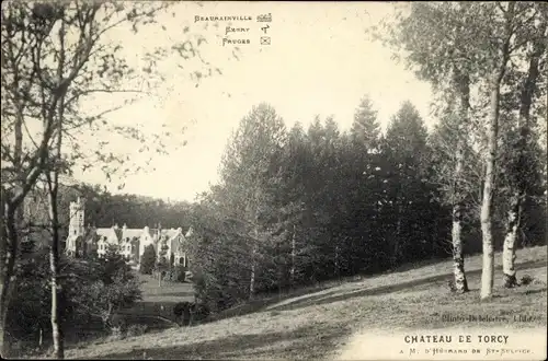 Ak Torcy Pas de Calais, Chateau de Torcy