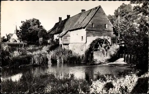 Ak St. Pol sur Ternoise environs Pas de Calais, Le Moulin de Gauchie, Wassermühle