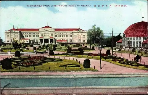 Ak Osaka Präfektur Osaka Japan, Tennoji Park, The Famous Place