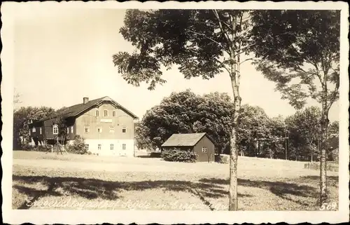 Foto Ak Seyde Hermsdorf im Erzgebirge, Erbgerichtsgasthof und Umgebung