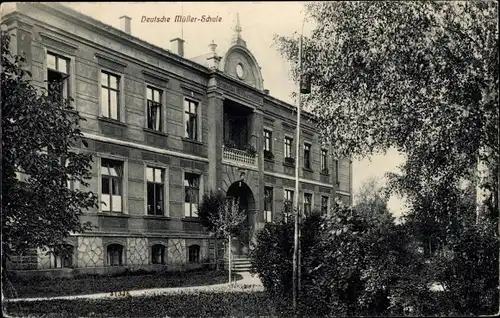 Ak Dippoldiswalde im Erzgebirge, Deutscher Mütter-Schule