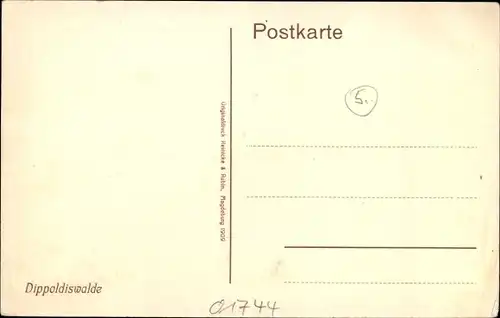 Ak Dippoldiswalde im Erzgebirge, Deutscher Mütter-Schule