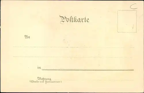 Litho Schwäbische Volkstrachten, Am Ackerpflug, Rinder