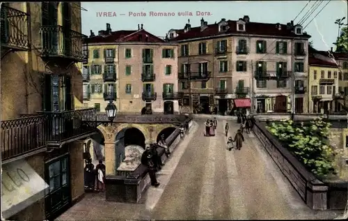 Ak Ivrea Piemonte, Ponte Romano sulla Dora