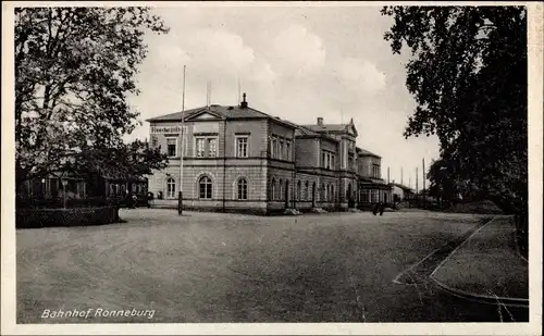 Ak Ronneburg in Thüringen, Bahnhof