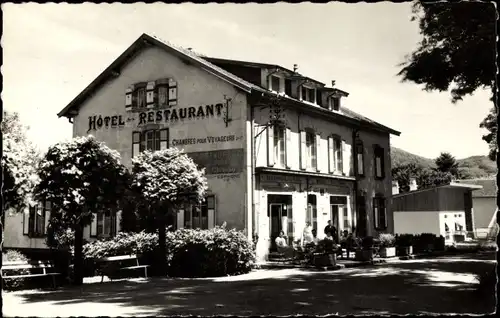 Ak Eloyes Vosges, Hotel de la Gare