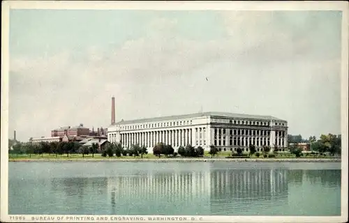 Ak Washington DC USA, Bureau of Printing and Engraving