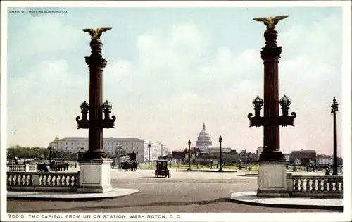 Ak Washington DC USA, The Capitol from Union Station