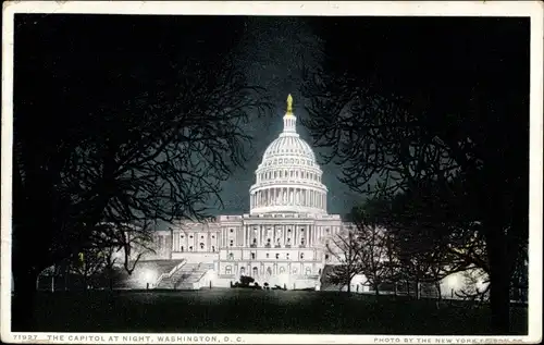 Ak Washington DC USA, The Capitol at Night