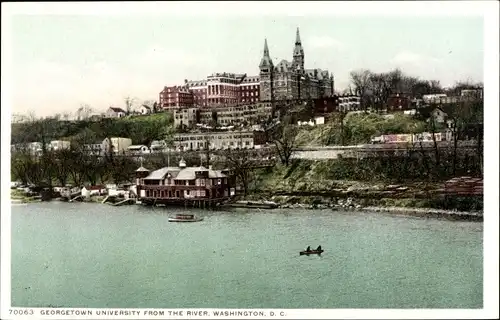 Ak Washington DC USA, Georgetown University from the River