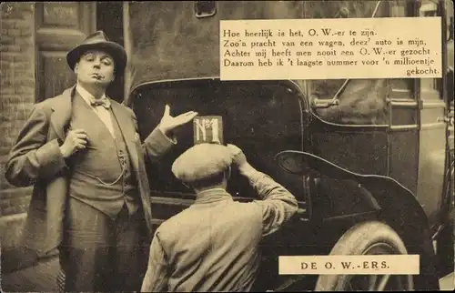 Ak De O.W. ers, Hoe heerlijk is het, Männer, Auto