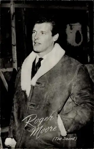 Ak Schauspieler Roger Moore, Portrait