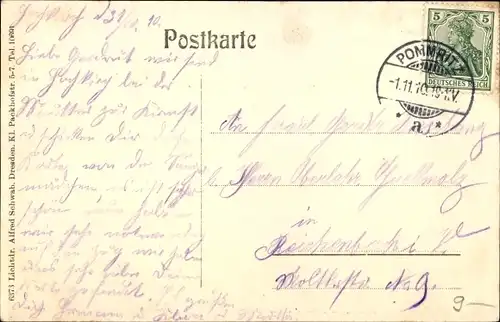 Ak Dresden, Julius Fuhrmann's Possen Ensemble, Mathildenstraße 49