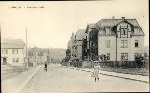 Ak Dresden Laubegast, Schoberstraße