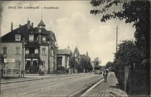 Ak Dresden Laubegast, Hauptstraße