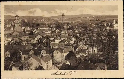 Ak Auerbach im Vogtland Sachsen, Gesamtansicht