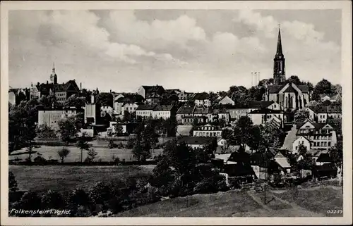Ak Falkenstein Vogtland, Gesamtansicht