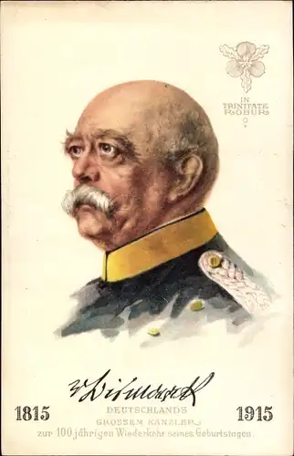 Künstler Ak Fürst Otto von Bismarck, Portrait