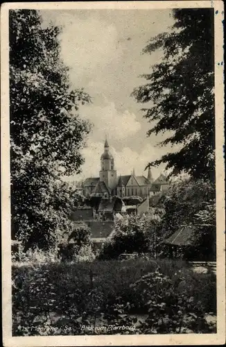 Ak Meerane in Sachsen, Blick vom Pfarrberg