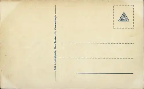 Ak Konstantinopel Istanbul Türkei, Panoramablick