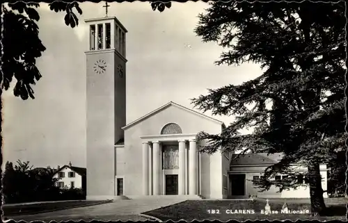 Ak Clarens Montreux Kanton Waadt, Eglise Nationale