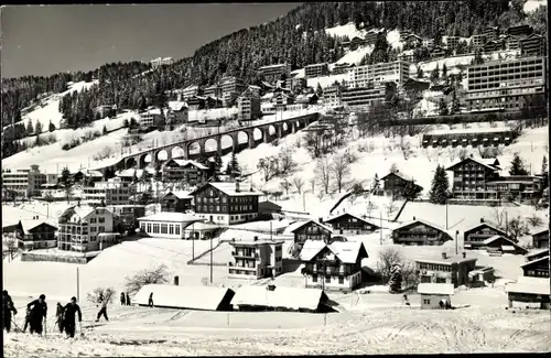 Ak Leysin Kanton Waadt, Skieurs au Corbelet