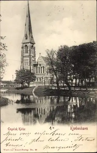 Ak København Kopenhagen Dänemark, Den Engelske Kirke