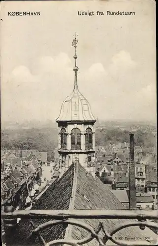Ak København Kopenhagen Dänemark, Utsigt fra Rundetaarn