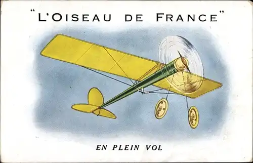 Ak L'Oiseau de France en plein vol, Flugzeug