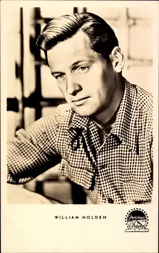 Ak Schauspieler William Holden, Portrait, Paramount