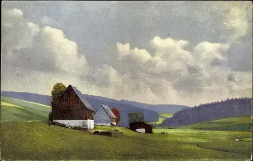 Ak Rehefeld Zaunhaus Altenberg im Erzgebirge, Photochromie, Nenke und Ostermaier, Kalkofen