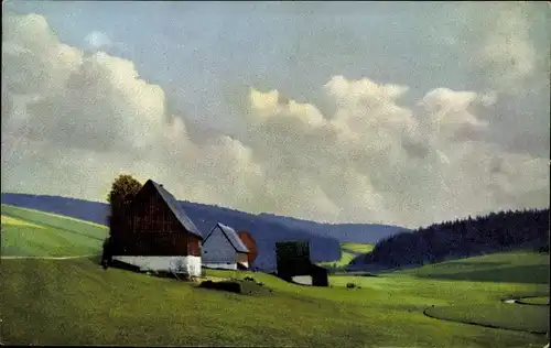 Ak Rehefeld Zaunhaus Altenberg im Erzgebirge, Photochromie, Nenke und Ostermaier, Kalkofen