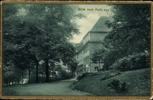 Ak Holsterhausen Essen Ruhrgebiet, Heilstätte Holsterhausen, Blick vom Park aus