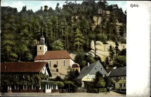 Ak Oybin in Sachsen, Kirche am Oybiner Berg