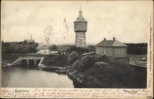 Ak Vlissingen Zeeland Niederlande, Watertoren