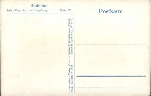 Ak Bodental in Kärnten, Ortsmotiv