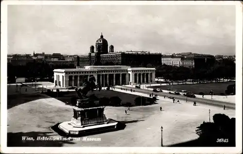 Ak Wien 1 Innere Stadt, Heldendenkmal mit Museum