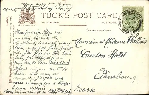 Ak Ramsgate Kent England, Pavilion