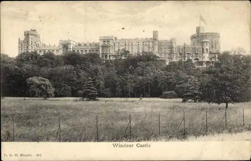 Ak Windsor Berkshire England, Castle