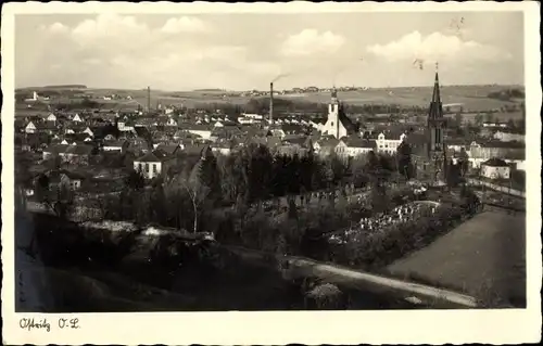 Ak Ostritz in der Oberlausitz Sachsen, Panorama, Neißetal