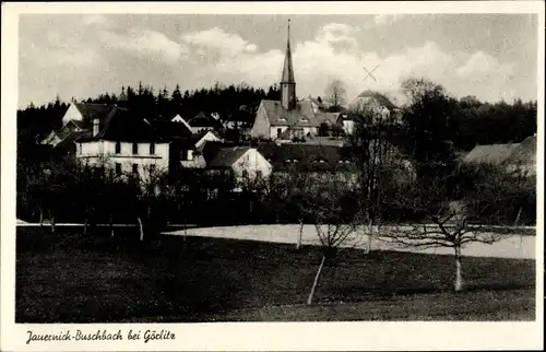 Ak Jauernick Buschbach Markersdorf Oberlausitz, Blick zum Ort