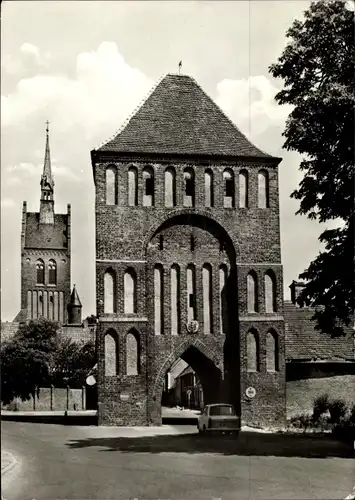 Ak Stadt Usedom, Anklamer Tor