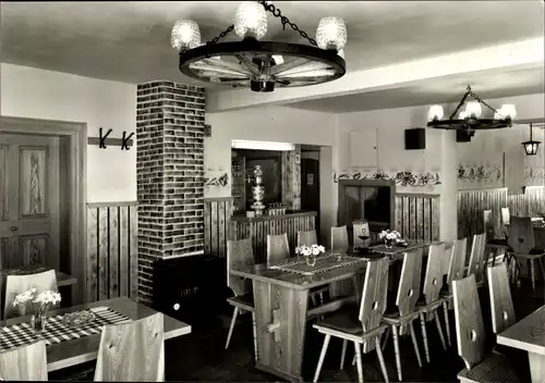 Ak Landwüst Markneukirchen im Vogtland, LPG-Gaststätte Bauernschänke