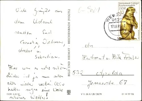 Ak Mannichswalde Crimmitschau in Sachsen, Ortsansichten, Kirche