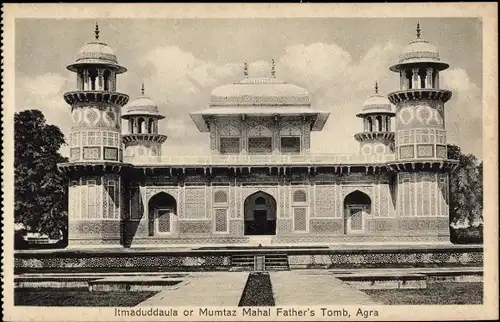 Ak Agra Indien, Itmaduddaula or Mumtaz Mahal Father's Tomb, Itmad-ud-Daula
