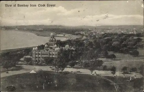 Ak Mumbai Bombay Indien, View from Clock Tower